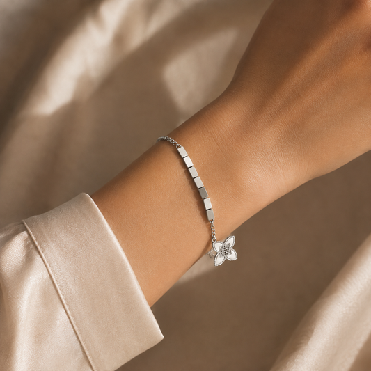 Çelik Bileklik Silver Renk - 316L Paslanmaz Çelik, Suya Dayanıklı ve Uzun Ömürlü
